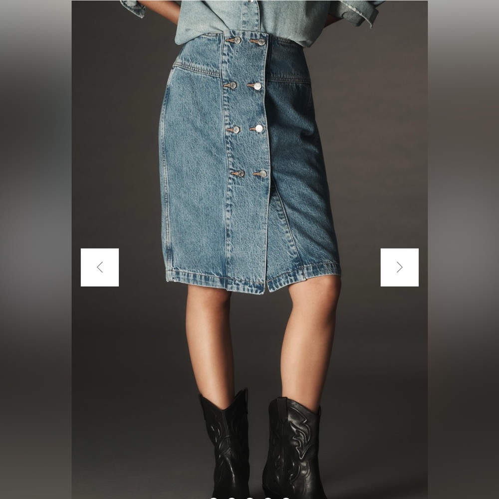 NWT ĚTICA DENIM SKIRT